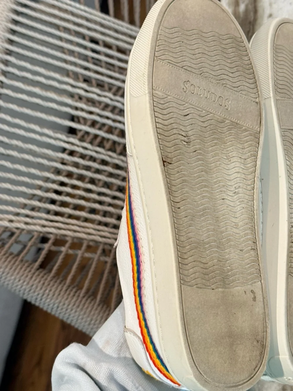 Women’s SOLUDOS The Ibiza classic sneakers- size 7